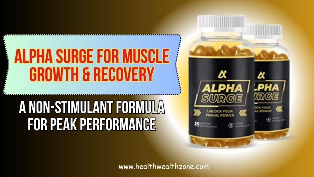 Alpha Surge for Muscle Growth & Recovery: A Non-Stimulant Formula for Peak Performance