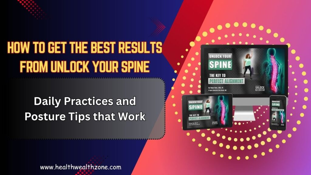 How to Get the Best Results from Unlock Your Spine: Daily Practices and Posture Tips that Work