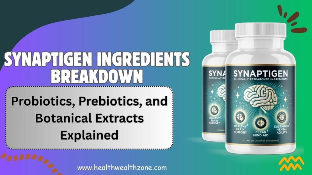 Synaptigen Ingredients Breakdown: Probiotics, Prebiotics, and Botanical Extracts Explained