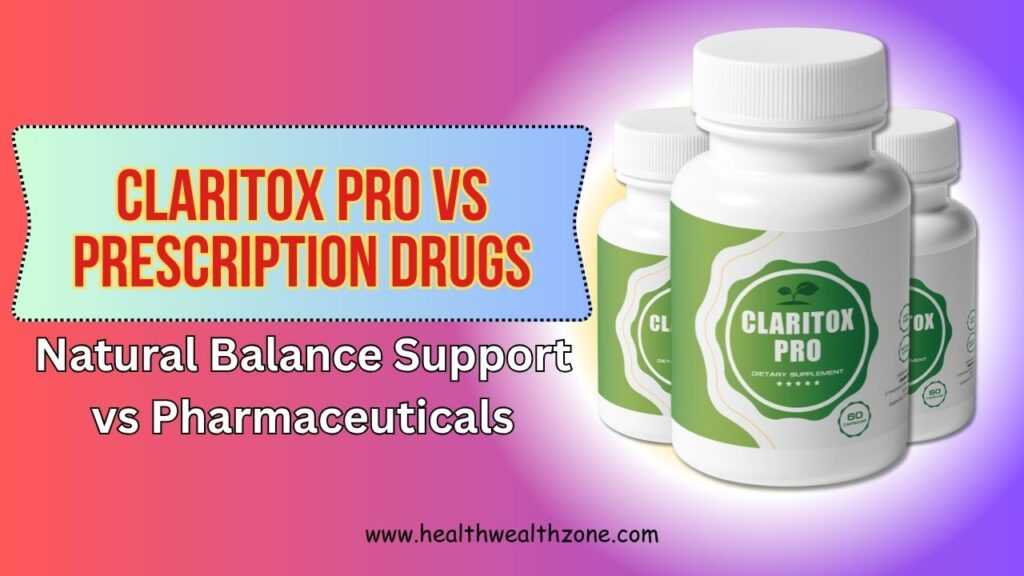 Claritox Pro vs Prescription Drugs: Natural Balance Support vs Pharmaceuticals