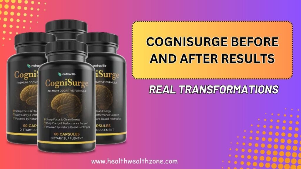CogniSurge Before and After Results: Real Transformations