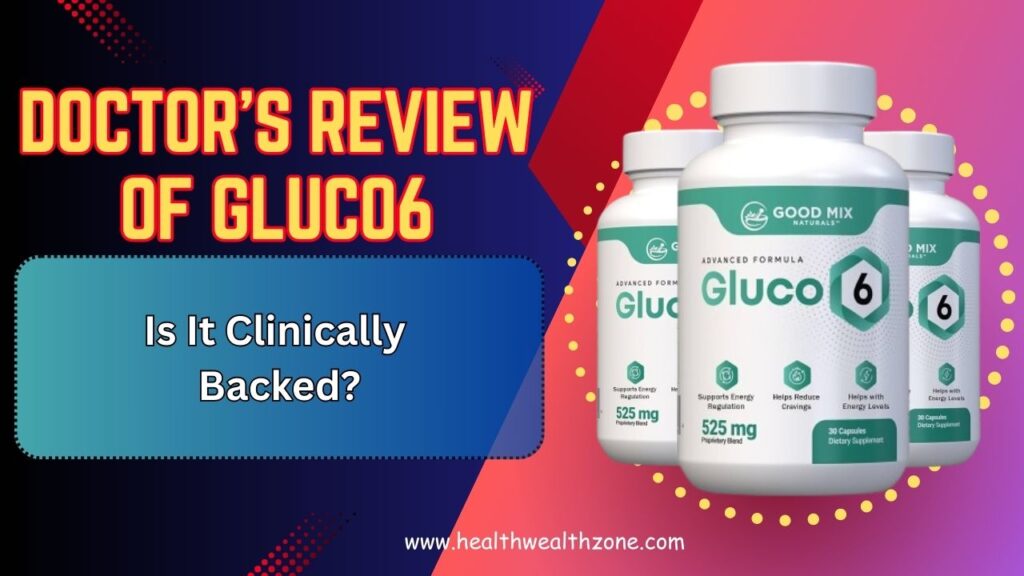 Doctor’s Review of Gluco6: Is It Clinically Backed?