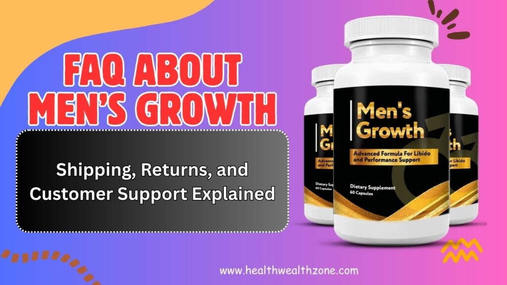 Frequently Asked Questions About Men’s Growth: Shipping, Returns, and Customer Support Explained