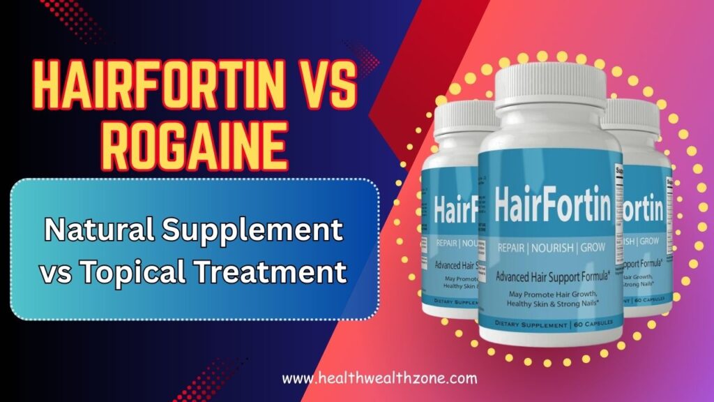 HairFortin vs Rogaine: Natural Supplement vs Topical Treatment