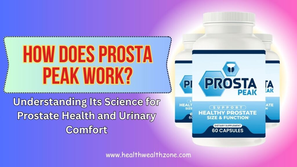 How Does Prosta Peak Work? Understanding Its Science for Prostate Health and Urinary Comfort