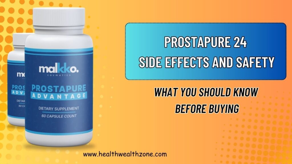 ProstaPure 24 Side Effects and Safety: What You Should Know Before Buying