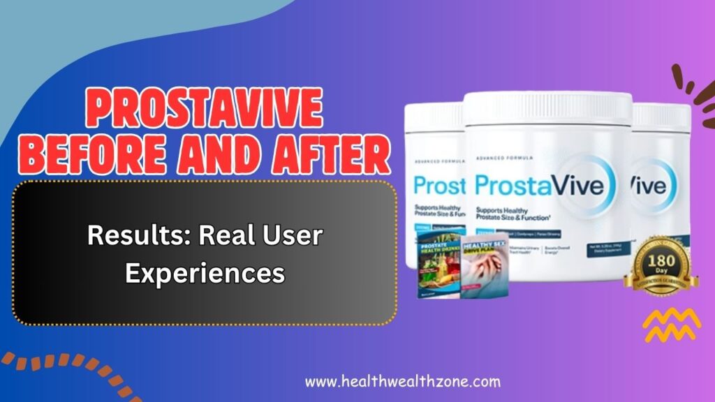 ProstaVive Before and After Results: Real User Experiences