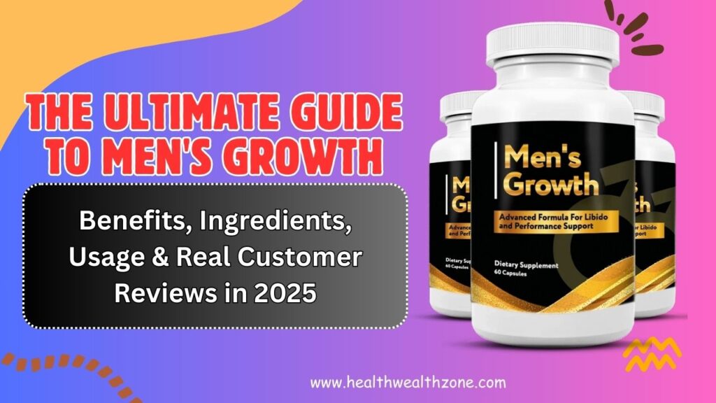 The Ultimate Guide to Men's Growth: Benefits, Ingredients, Usage & Real Customer Reviews in 2025