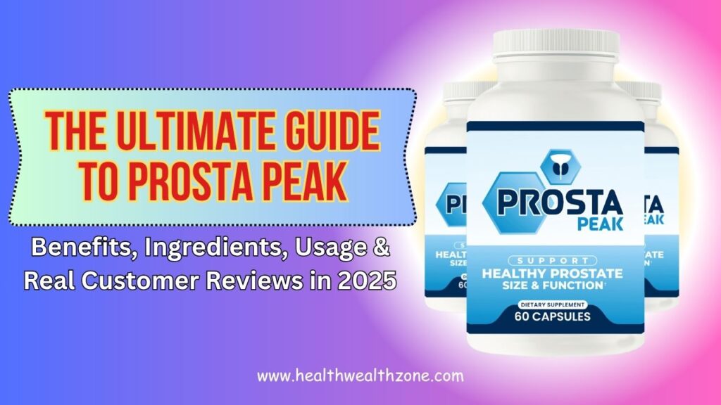 The Ultimate Guide to Prosta Peak: Benefits, Ingredients, Usage & Real Customer Reviews in 2025