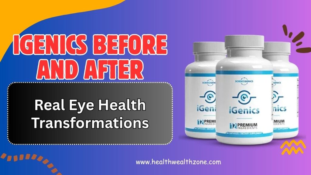 iGenics Before and After: Real Eye Health Transformations