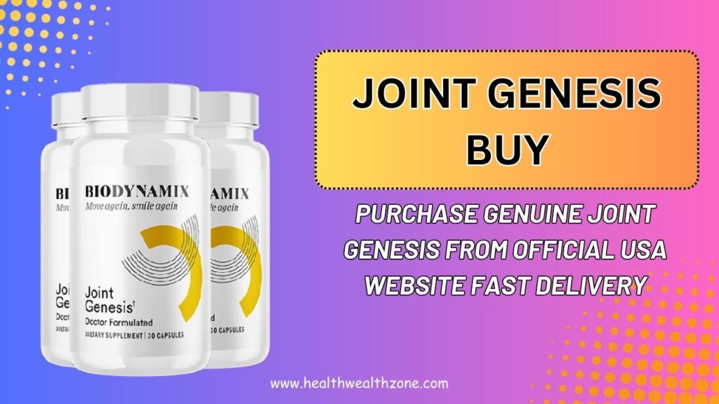 Joint Genesis Buy: Purchase Genuine Joint Genesis From Official USA Website Fast Delivery