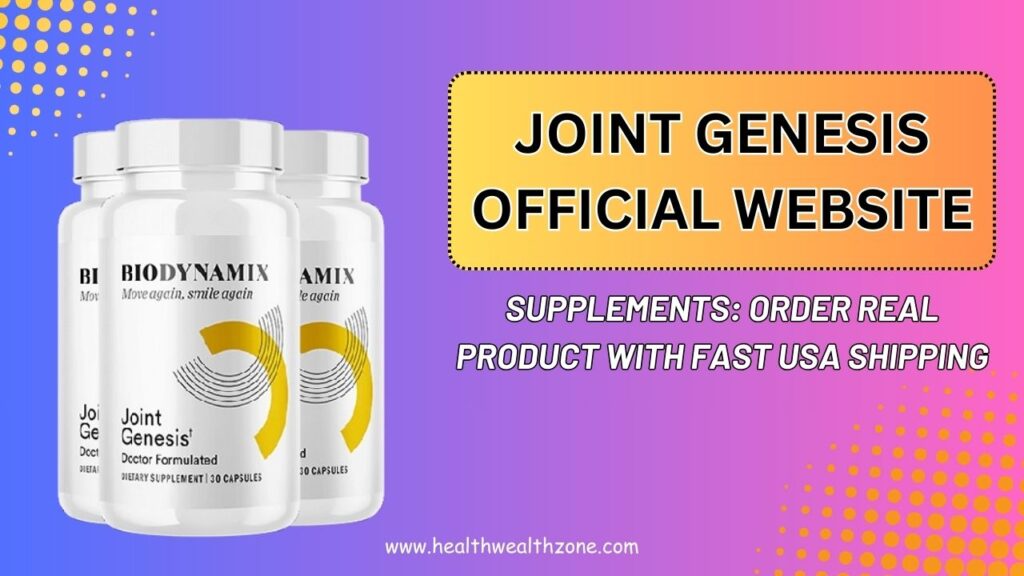 Joint Genesis Official Website Supplements: Order Real Product With Fast USA Shipping