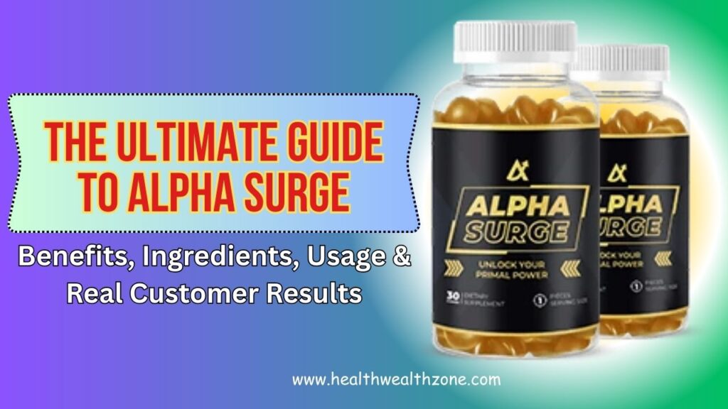The Ultimate Guide to Alpha Surge – Benefits, Ingredients, Usage & Real Customer Results in 2026