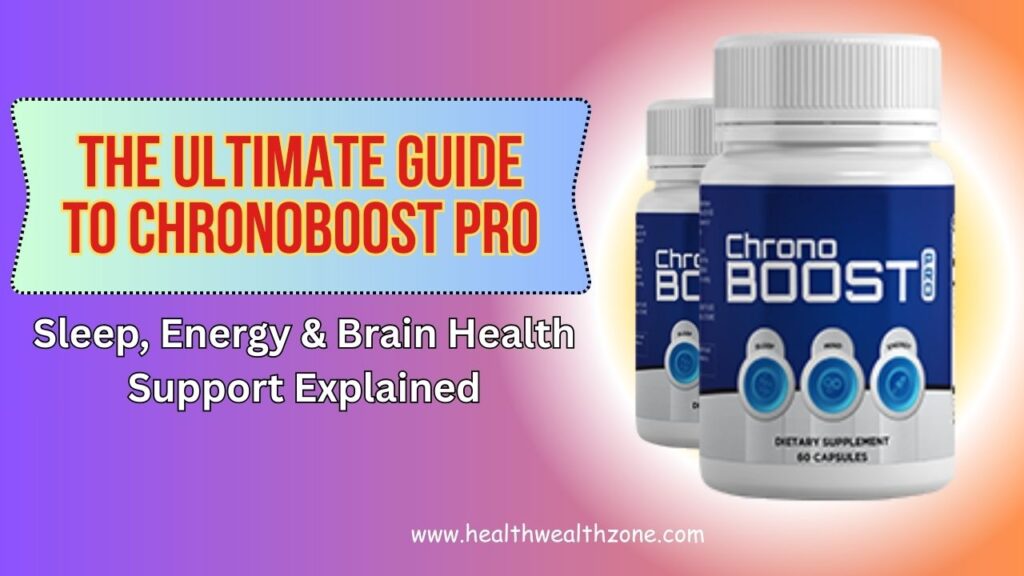 The Ultimate Guide to ChronoBoost Pro – Sleep, Energy & Brain Health Support Explained in 2026