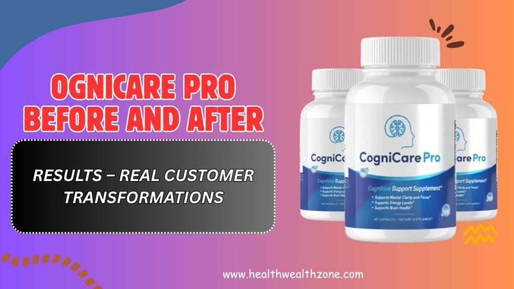 CogniCare Pro Before and After Results – Real Customer Transformations