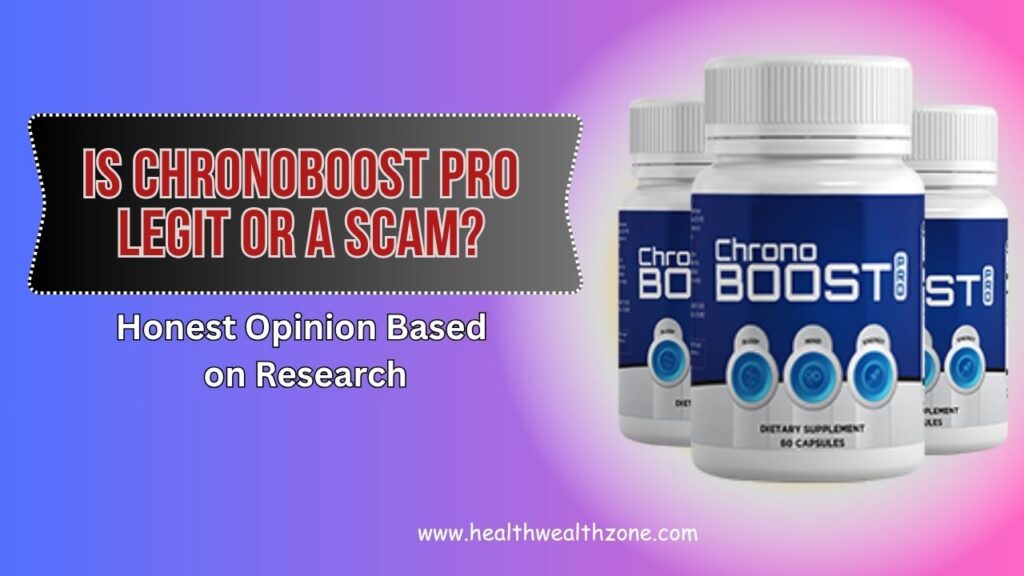 Is ChronoBoost Pro Legit or a Scam? – Honest Opinion Based on Research